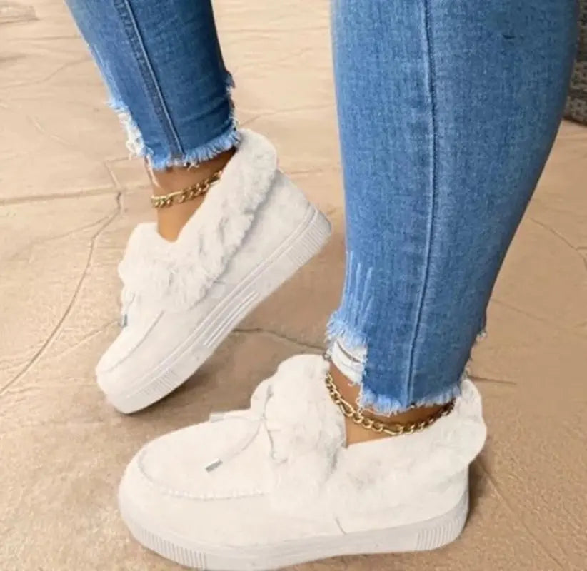 Warm Winter Boots For Women Street-Wave Fur-Lined Comfort