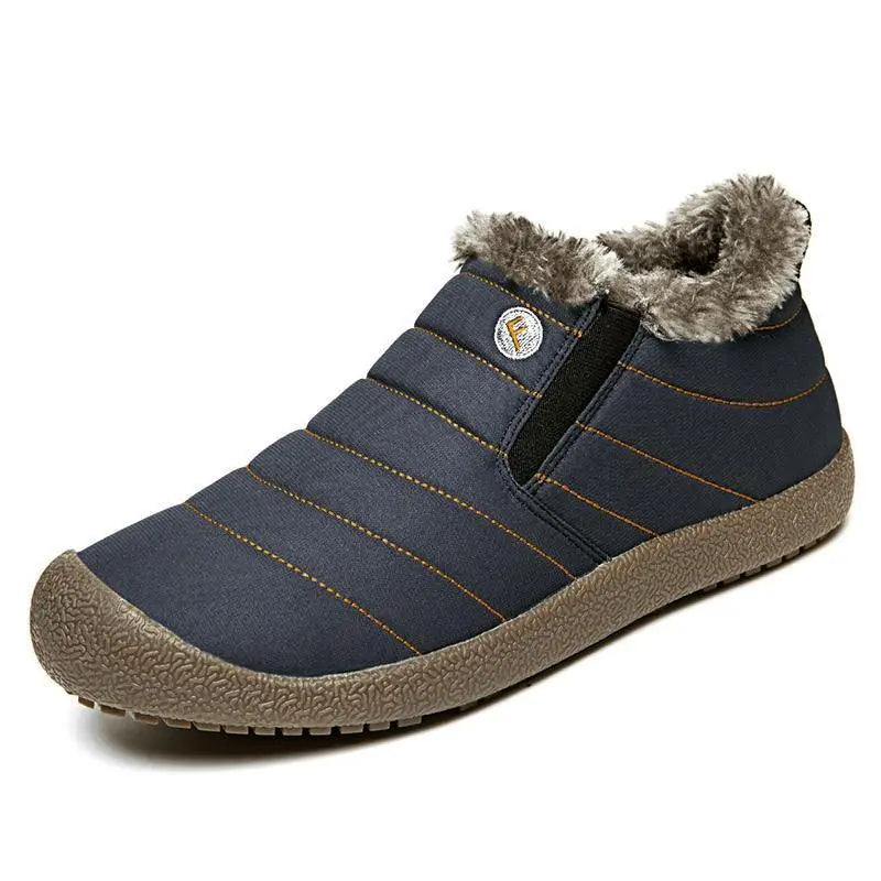 Street-Wave Waterproof Stylish Ankle Boots For Women With Cozy Fur Lining
