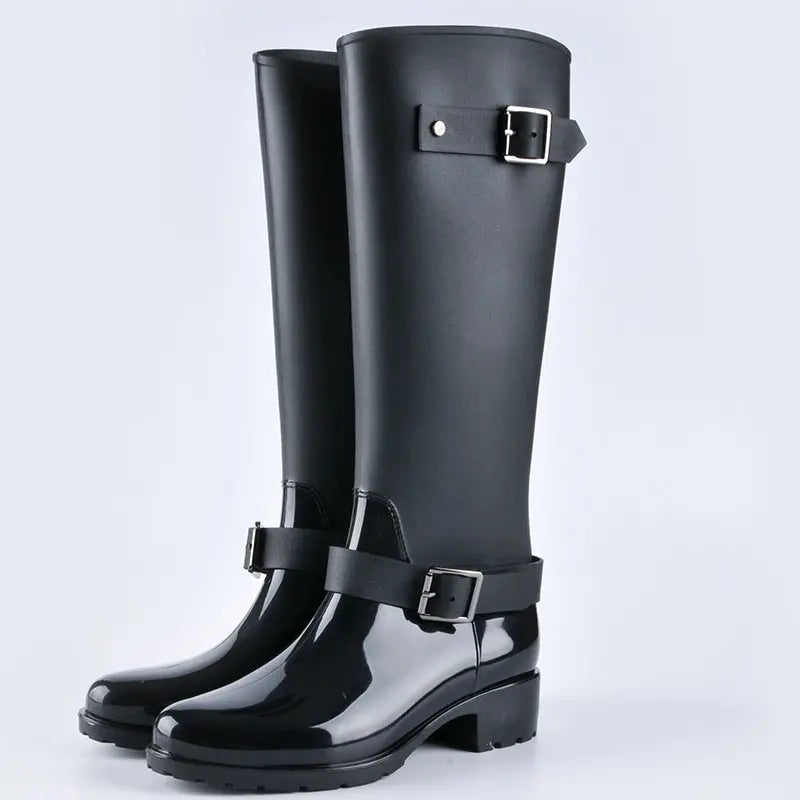 Waterproof High Boots For Women Street Wave Elegant Durable Design