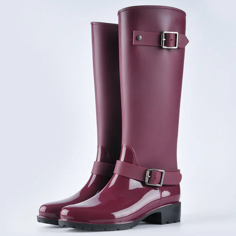 Waterproof High Boots For Women Street Wave Elegant Durable Design