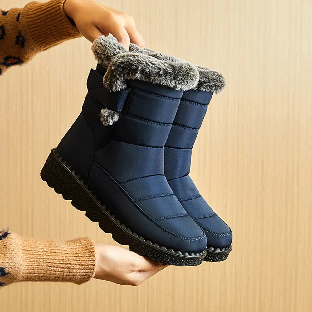Street Wave Waterproof Snow Boots for Women Warm Non Slip Winter Footwear