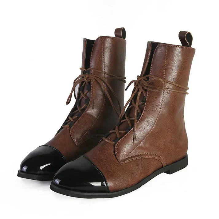 Women's Vintage-Inspired Boots with Classic Design and Sturdy Construction