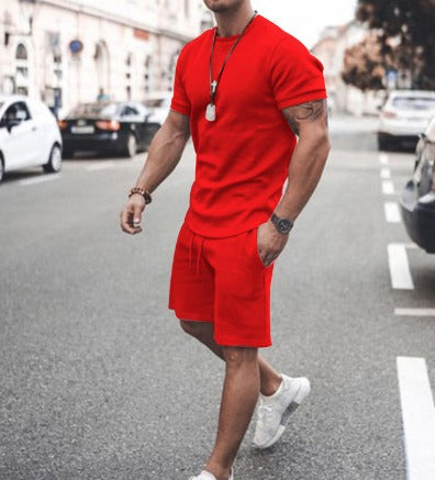 Street Wave Mens Two Piece Suit Set Elegant All Day Comfort For Style Conscious Men