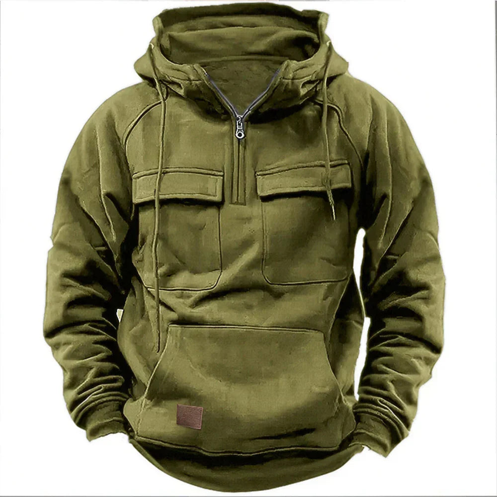 Streetwave Half Zip Hoodie With Superior Warmth For Cold Weather Protection Outdoor Enthusiasts