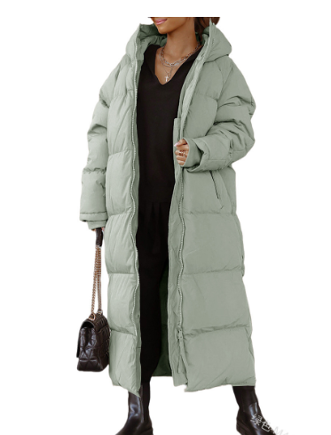 Street-Wave Elise Long Down Jacket For Women Ultra Warm Padded Winter Coat Chic Comfort