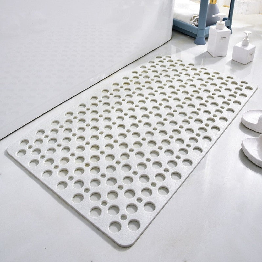 Non-Slip Rubber Shower Mat with Drainage