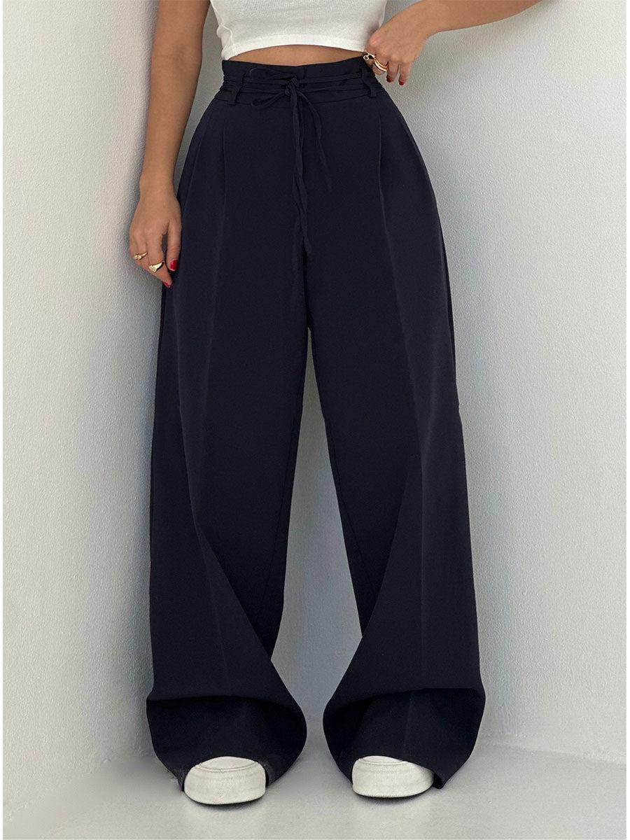 Street-wave High Waist Wide-Leg Pants For Women Flattering Silhouette And All-Day Comfort Modern Minimalist Style