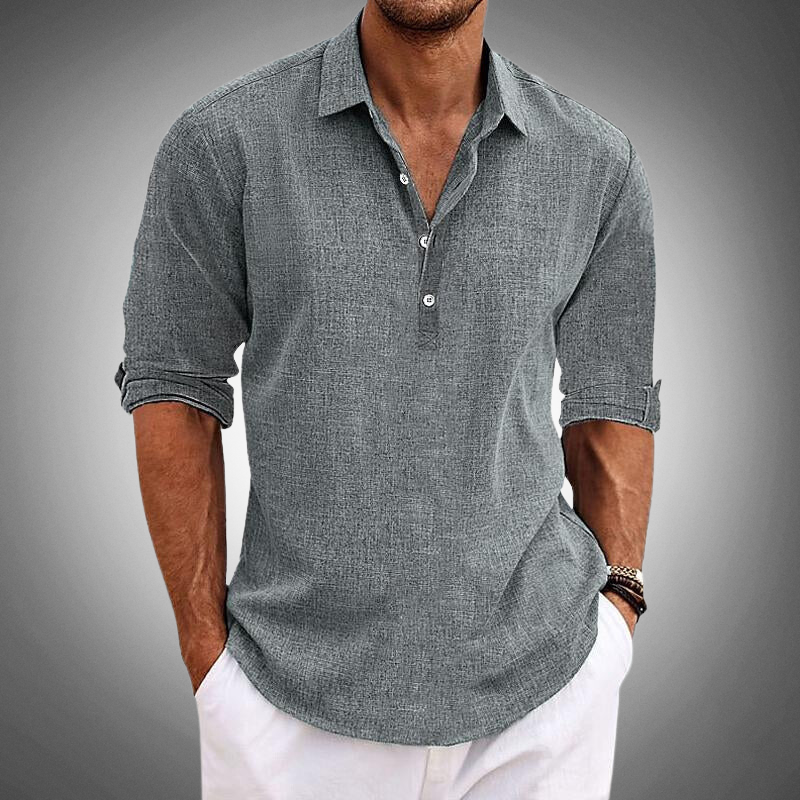 Frenzio Men's Linen Shirt By Streetwave Timeless Style Comfortable Fit For Modern Men