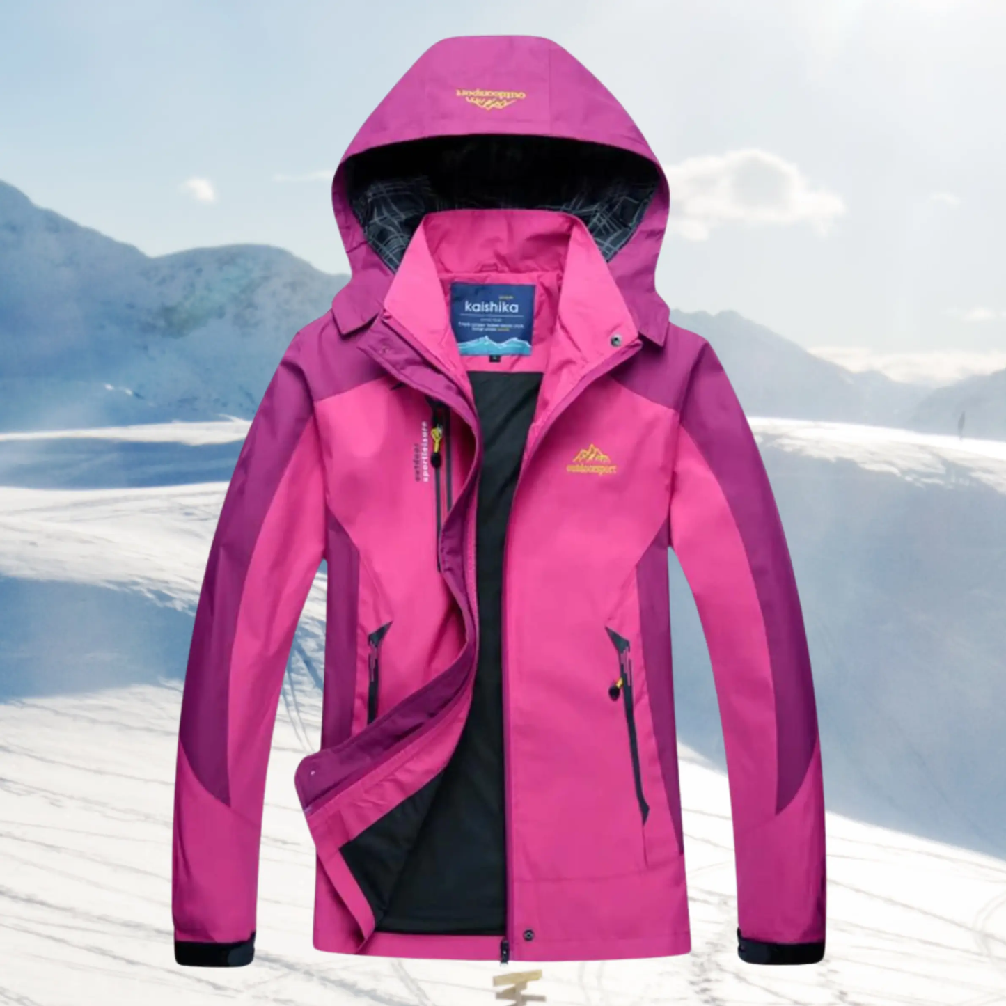 Street Wave Women Windproof Waterproof Outdoor Jacket
