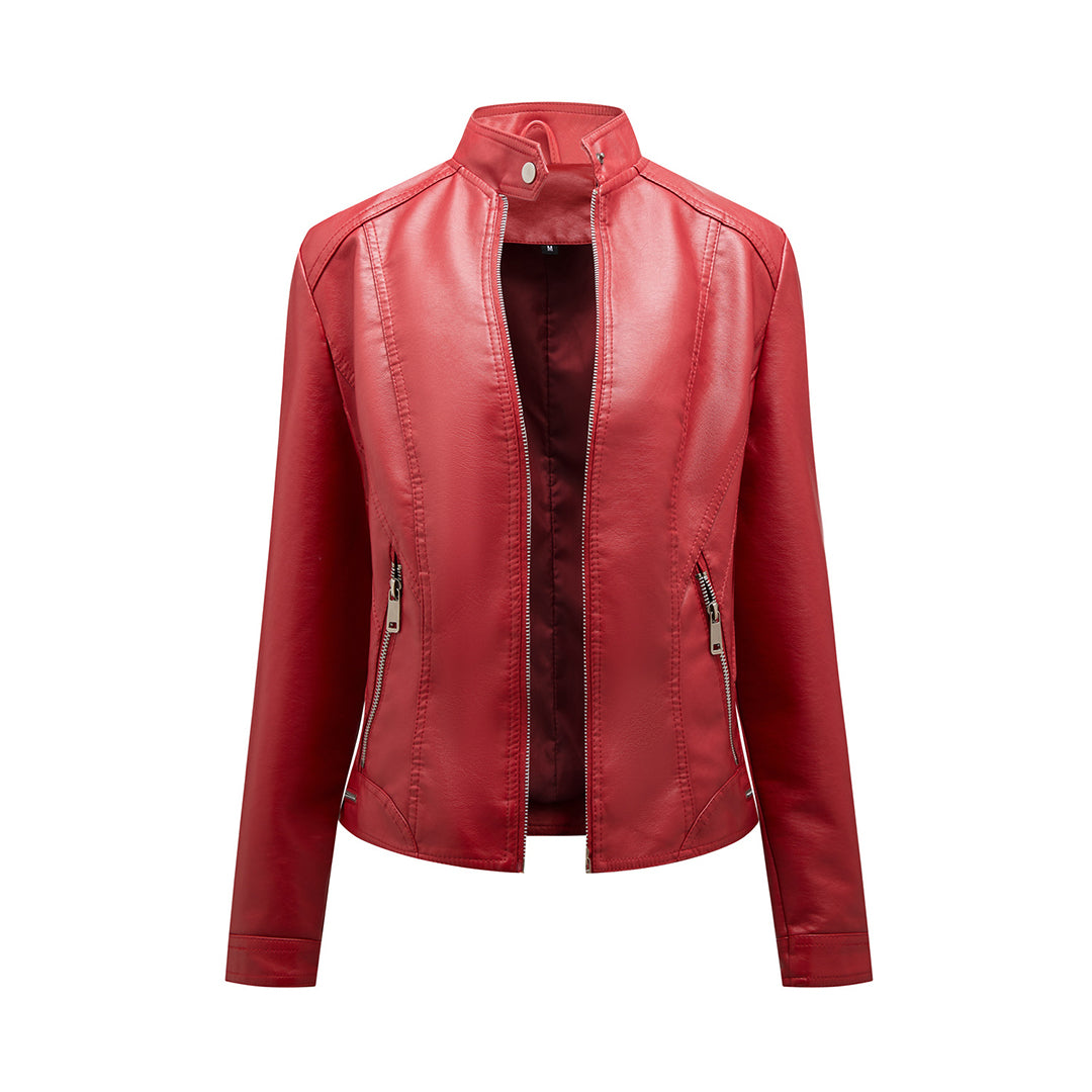 Slavka Leather Jacket for Women by Street-wave - Luxurious Soft Leather, Elegant Fit