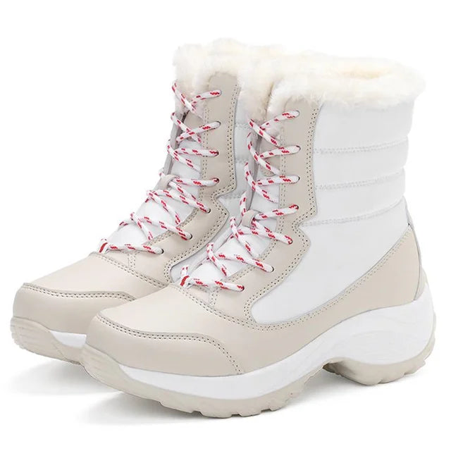 Streetwave Women Winter Boots Orthopedic Comfort All Weather Protection With Faux Fur Lining