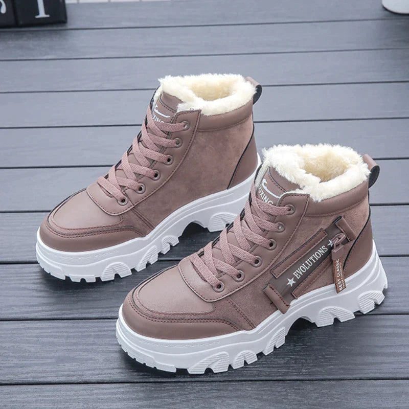 Street-Wave Evolutions Comfortable Winter Boots With Advanced Insulation And Plush Fur Lining For Cold Weather