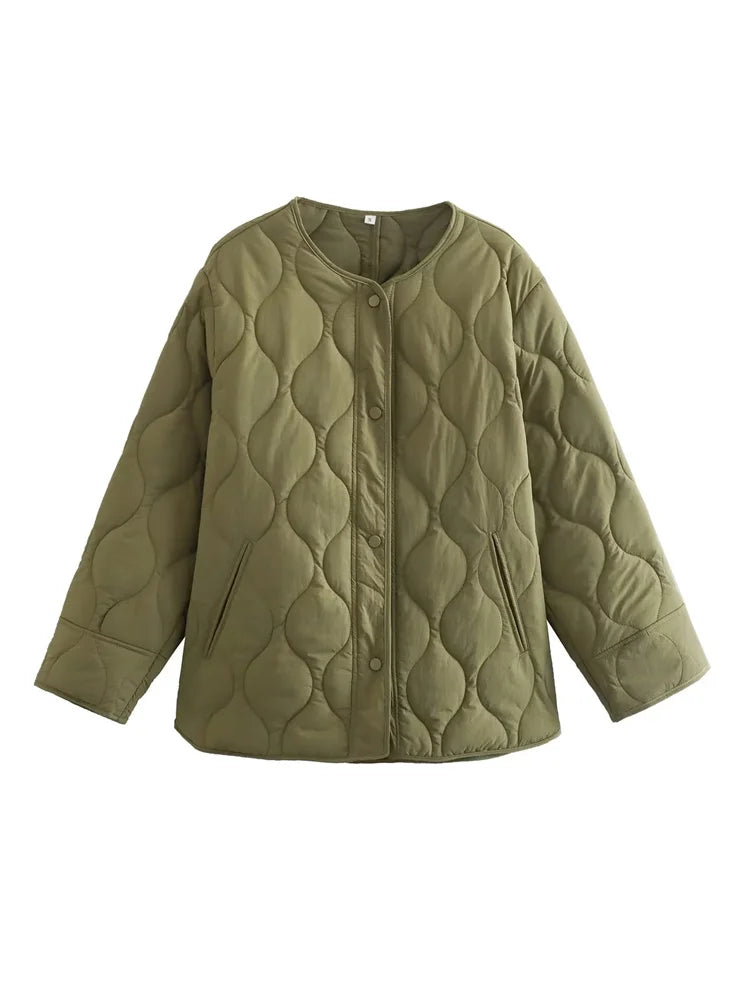 Street-wave Caroline Quilted Casual Winter Jacket For Women Stylish Cozy Relaxed Fit Warmth
