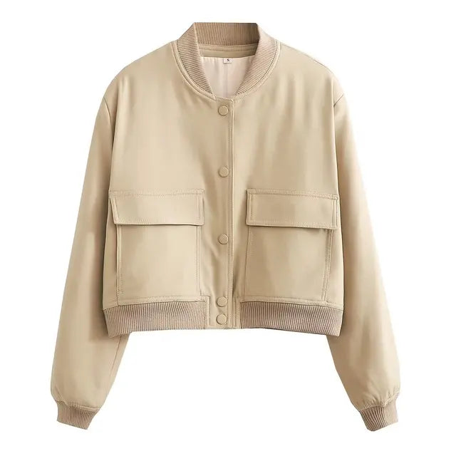 Streetwave Avelena Women's Bomber Jacket Soft Breathable Fabric Warm Cozy And Stylish