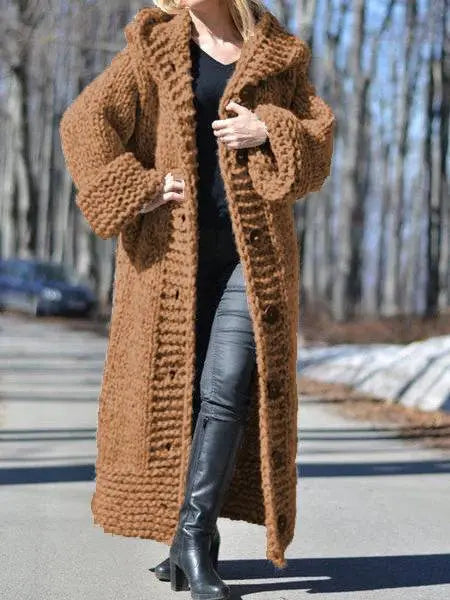 Street-Wave Cozy Knit Vest For Women Warm Wool Blend Cardigan Style Outerwear For Daily Comfort
