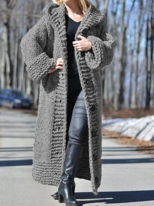 Street-Wave Cozy Knit Vest For Women Warm Wool Blend Cardigan Style Outerwear For Daily Comfort