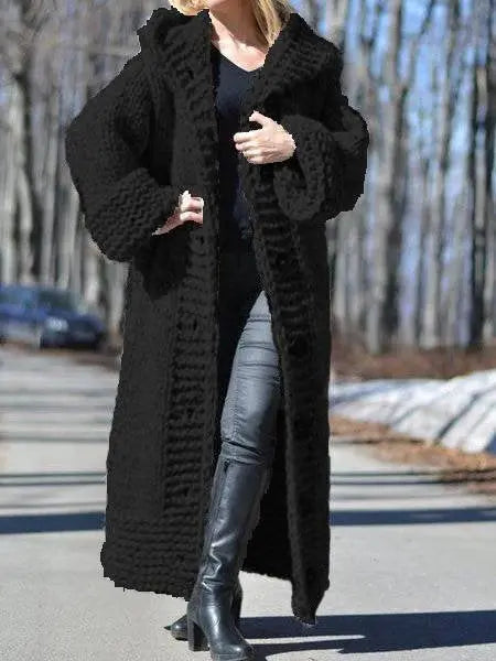 Street-Wave Cozy Knit Vest For Women Warm Wool Blend Cardigan Style Outerwear For Daily Comfort