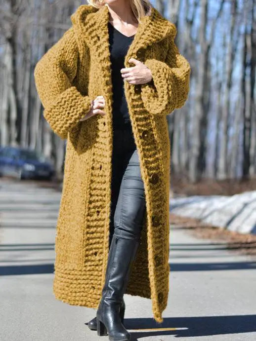 Street-Wave Cozy Knit Vest For Women Warm Wool Blend Cardigan Style Outerwear For Daily Comfort
