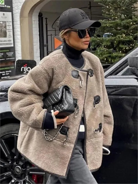 Street-Wave Warm Faux Fur Winter Boots For Women With Cozy Insulation And Chic Style
