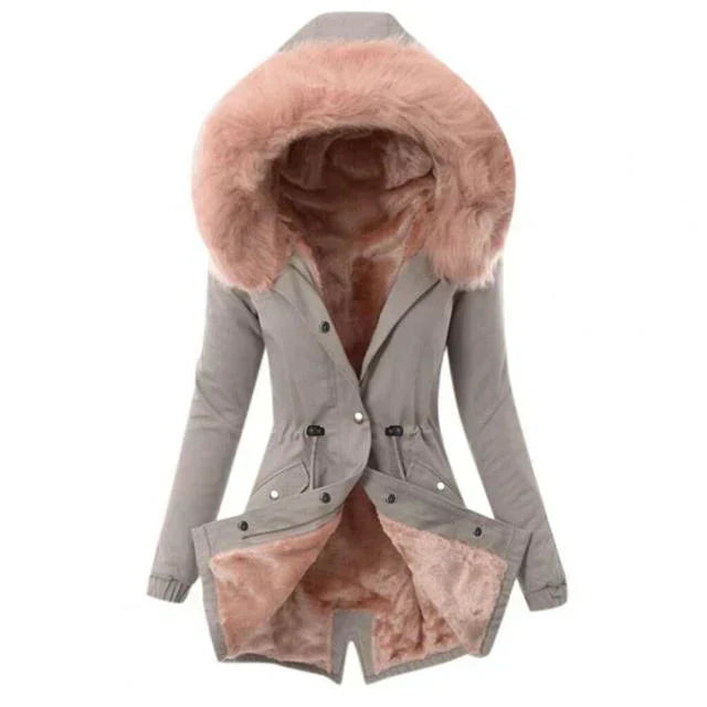 Street-wave Women's Winter Coat With Faux Fur Lining For Warm Outdoor Comfort Everyday Warmth And Durable Snug Fit