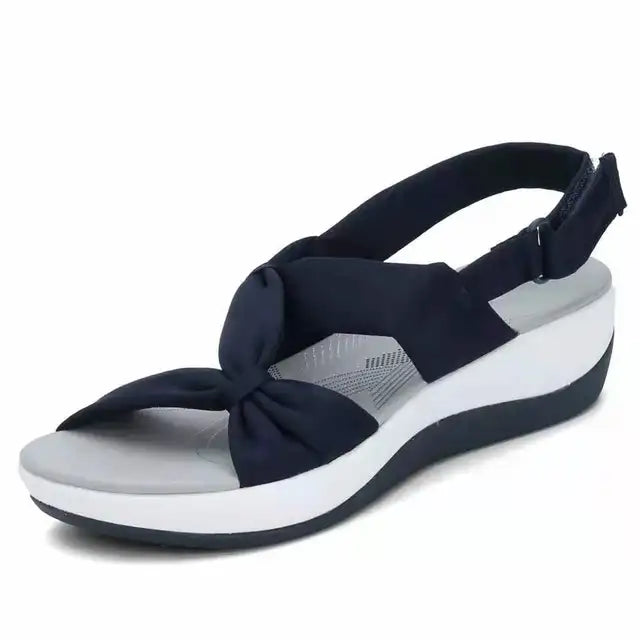 Street Wave Kathleen Arch Support Sandals For Women With Cushioned Footbed All Day Comfort
