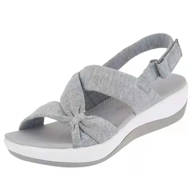 Street Wave Kathleen Arch Support Sandals For Women With Cushioned Footbed All Day Comfort