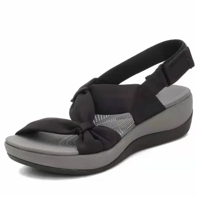 Street Wave Kathleen Arch Support Sandals For Women With Cushioned Footbed All Day Comfort