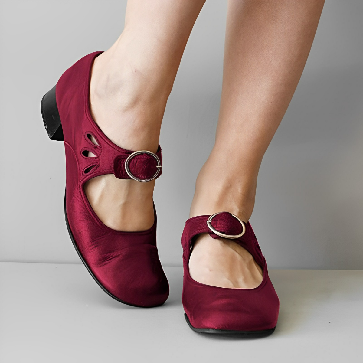 Streetwave Jemenia Flat Buckle Sandal For Women Elegant Comfort All Day Wear Everyday Support