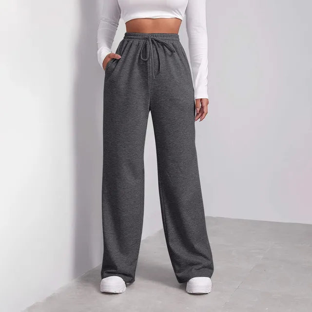 Street Wave Wide Leg Jogging Pants For Everyday Comfort