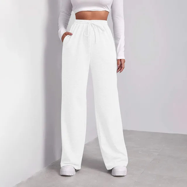 Street Wave Wide Leg Jogging Pants For Everyday Comfort