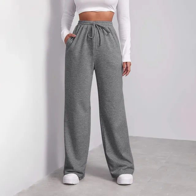 Street Wave Wide Leg Jogging Pants For Everyday Comfort