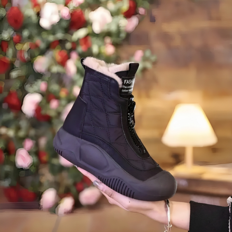 Poly SnowStride Waterproof Snow Boots For Winter Adventurers With Warm Insulation And Comfort