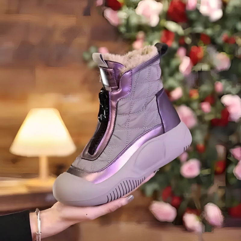 Poly SnowStride Waterproof Snow Boots For Winter Adventurers With Warm Insulation And Comfort
