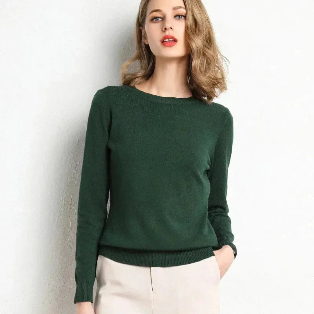 Waylynn Women Cashmere Sweater Timeless Luxurious Ultra Soft Knit