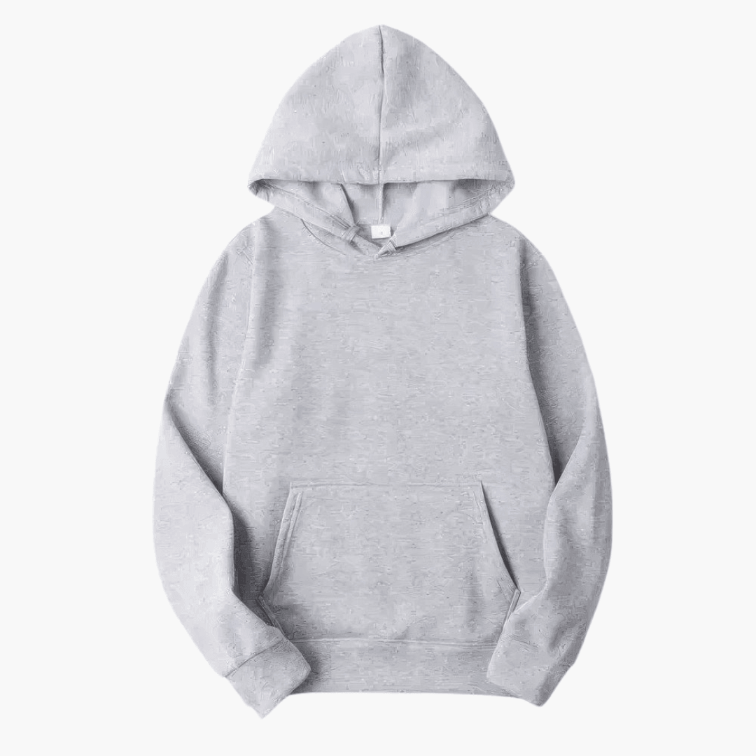 Street-Wave Men Cozy Long Sleeve Hoodie With Spacious Hood