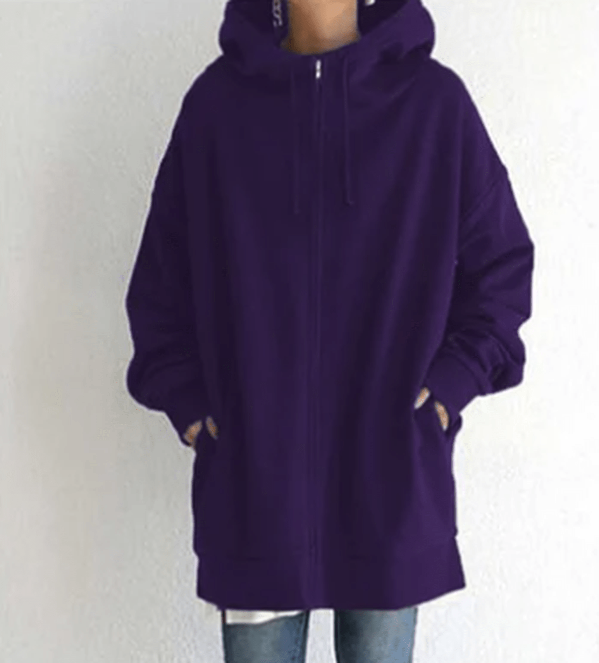 Karla Women's Full Zip Hoodie Relaxed Fit Warm Street-Wave