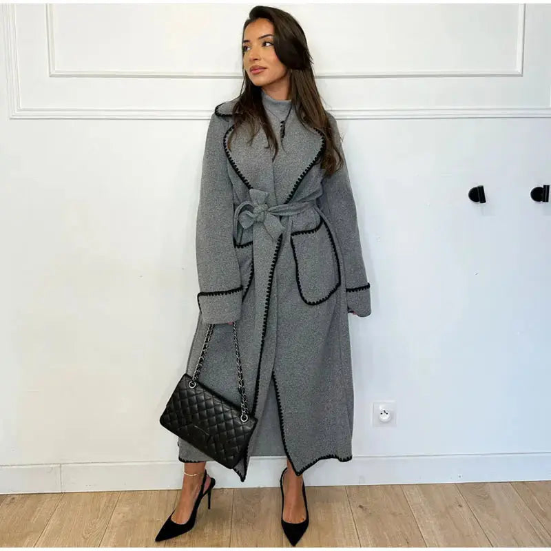 Street-Wave Reversible Pocket Coat For Women - Elegant All-Season Lightweight Outerwear