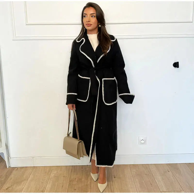 Street-Wave Reversible Pocket Coat For Women - Elegant All-Season Lightweight Outerwear
