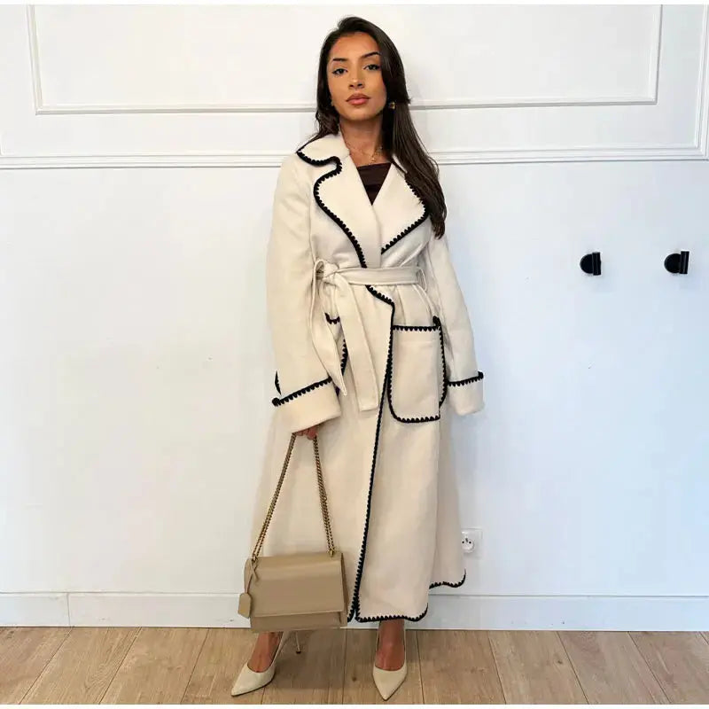 Street-Wave Reversible Pocket Coat For Women - Elegant All-Season Lightweight Outerwear