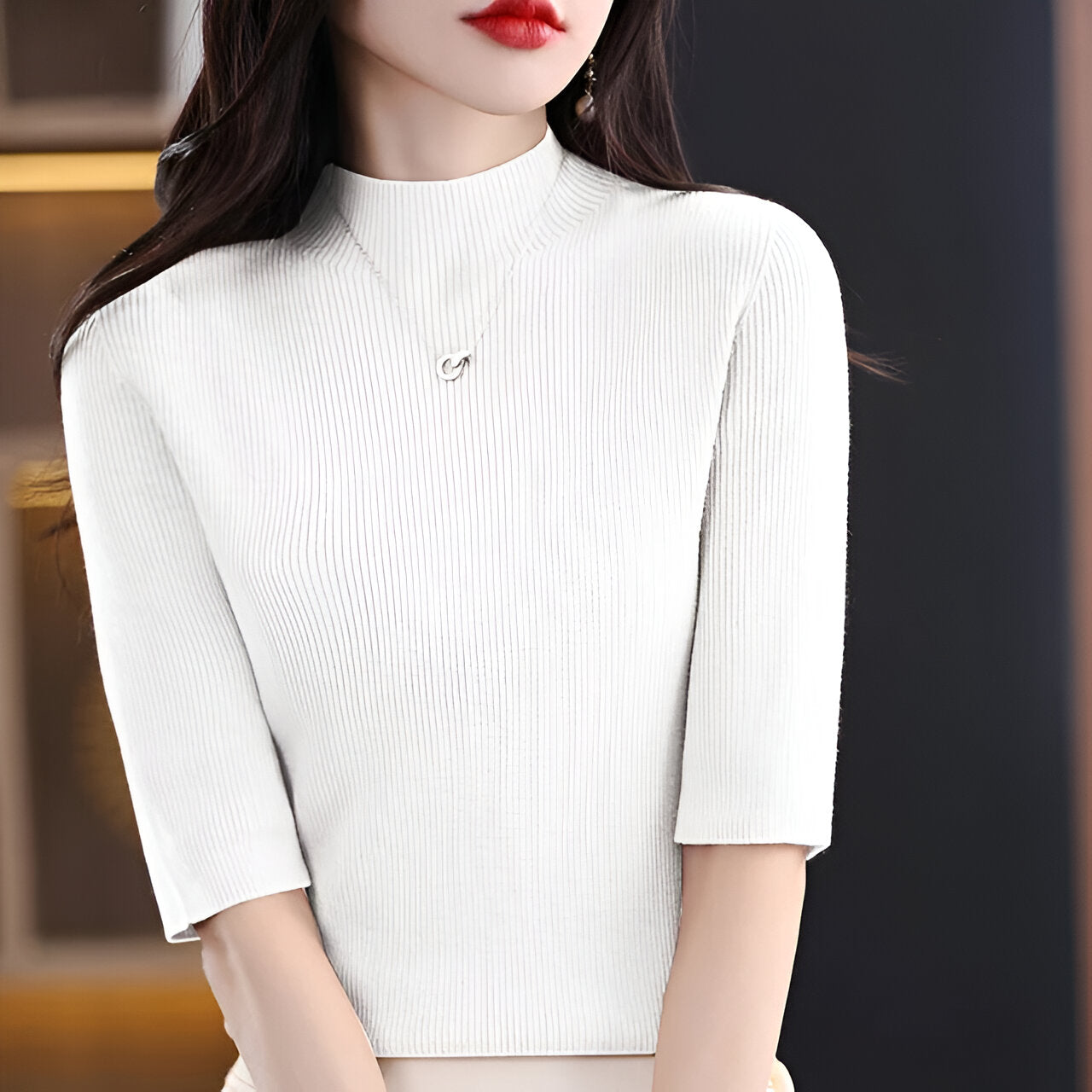 Street Wave Jara Pullover Effortless Chic Short Sleeve Knit For Women Versatile Breathable Comfort
