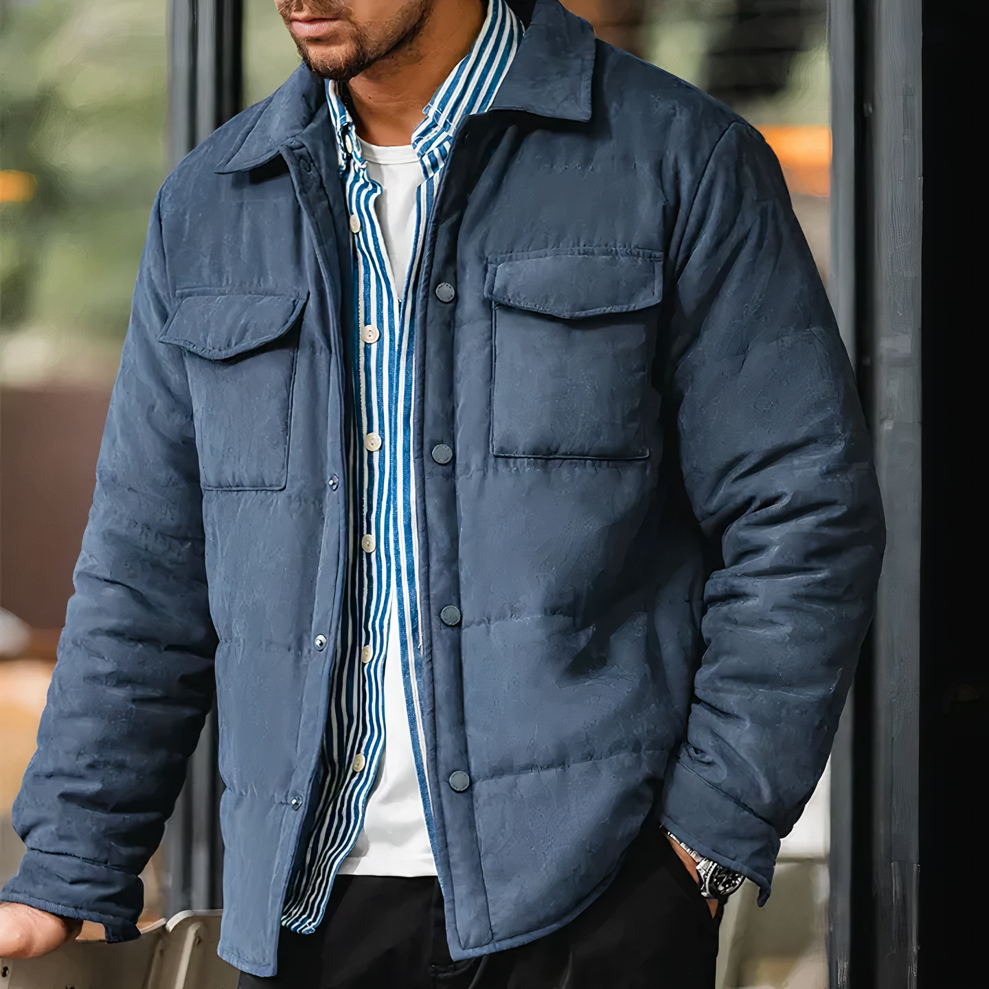 Street-wave Vintage Style Winter Jacket For Men And Women With Cozy Padded Warmth