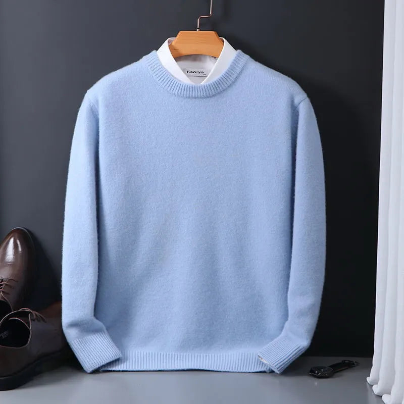 Cashmere Sweater Logan Street Wave Ultra Soft 100 Percent Cashmere Unisex