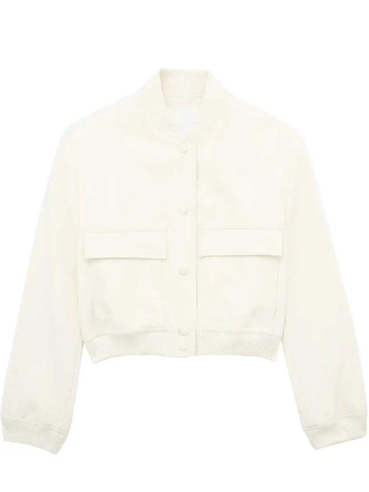 Avelena Cropped Tailored Bomber Jacket For Women Soft Breathable Warmth Everyday Style