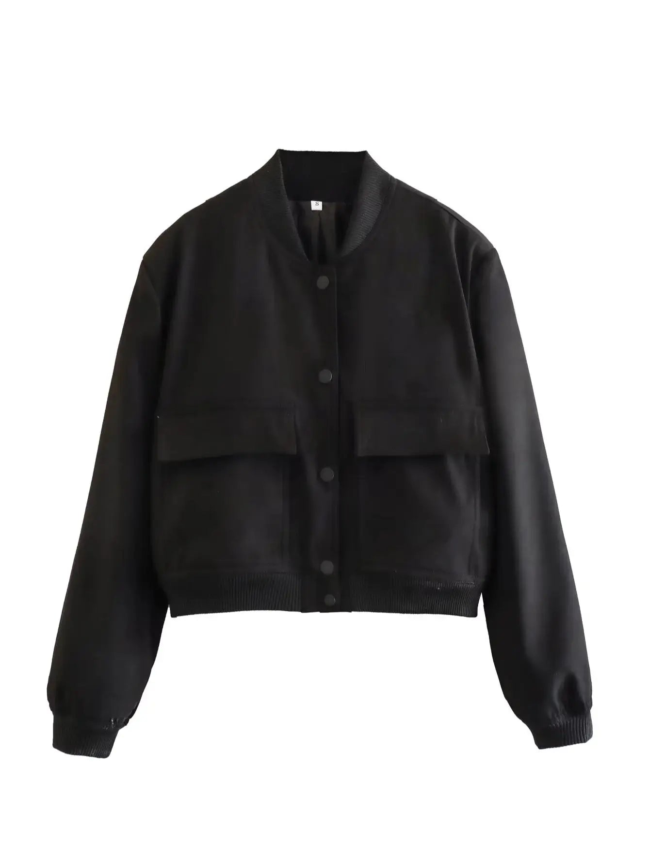 Avelena Cropped Tailored Bomber Jacket For Women Soft Breathable Warmth Everyday Style