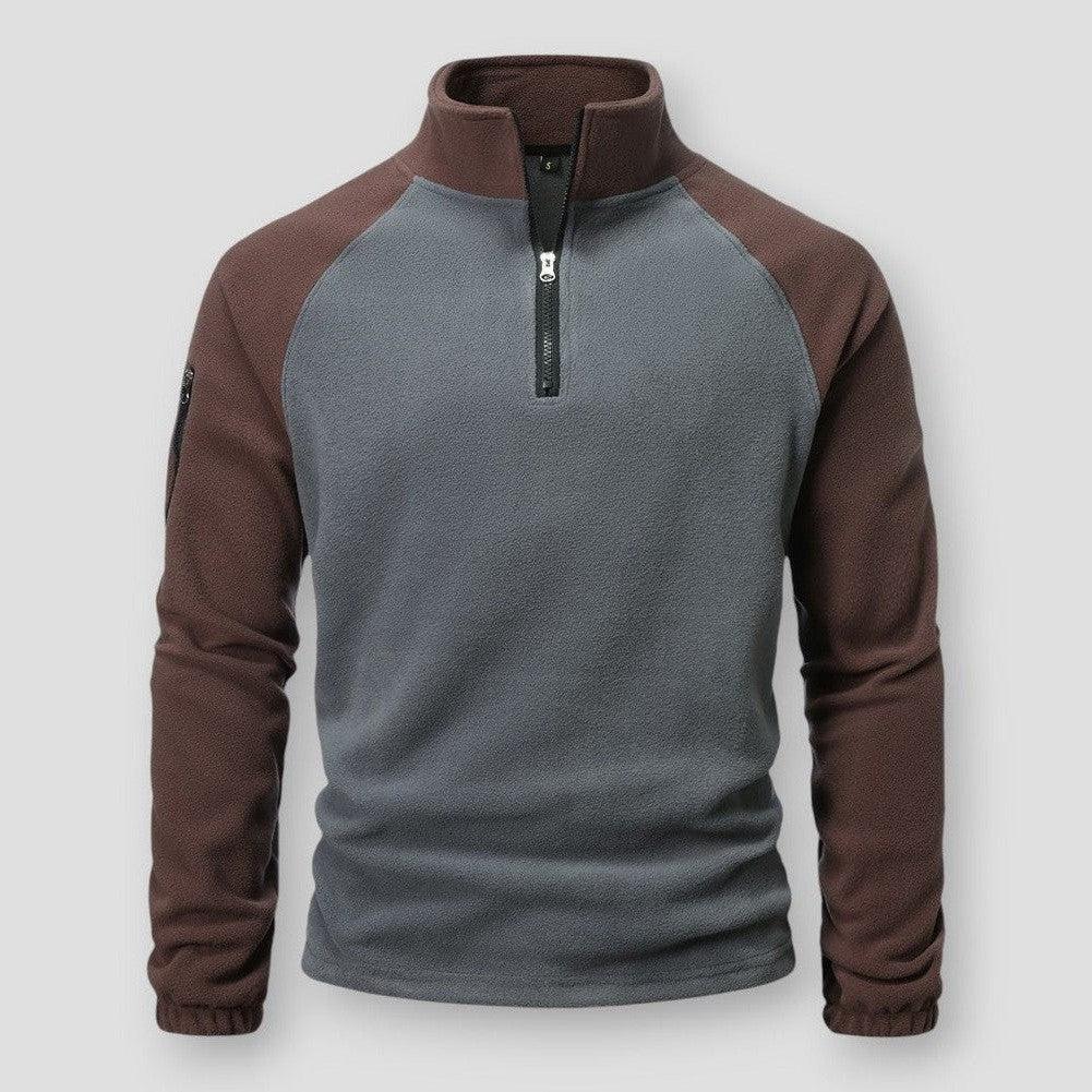 Street-wave Men's Fleece Jacket Warmth and Rugged Comfort for Outdoor Adventures