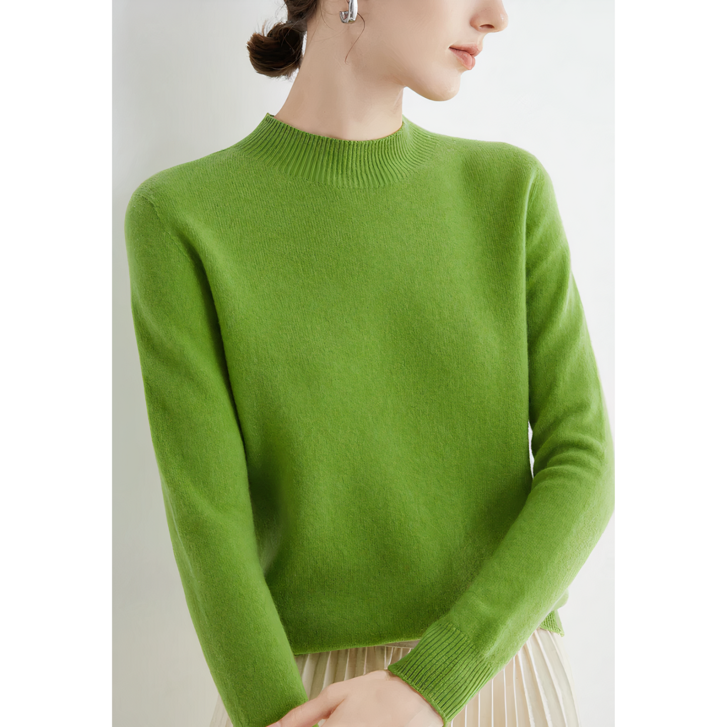 Streetwave Cashmere Sweater For Women Luxurious Soft Red Pullover For Warm Everyday Elegance