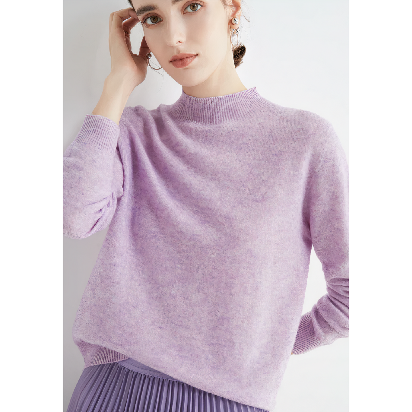 Streetwave Cashmere Sweater For Women Luxurious Soft Red Pullover For Warm Everyday Elegance