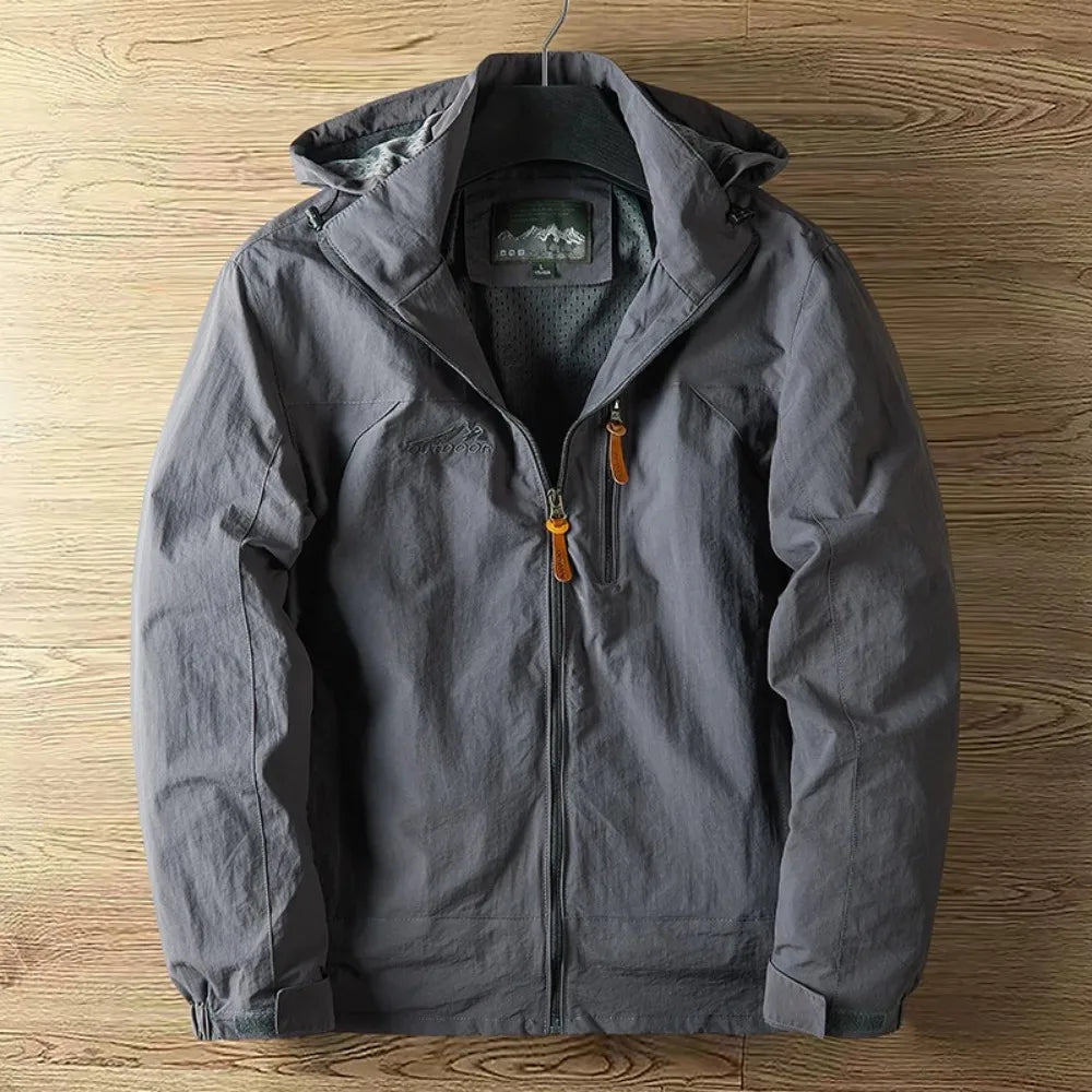 Street-Wave Waterproof Breathable Men's Outdoor Jacket For All-Weather Adventure