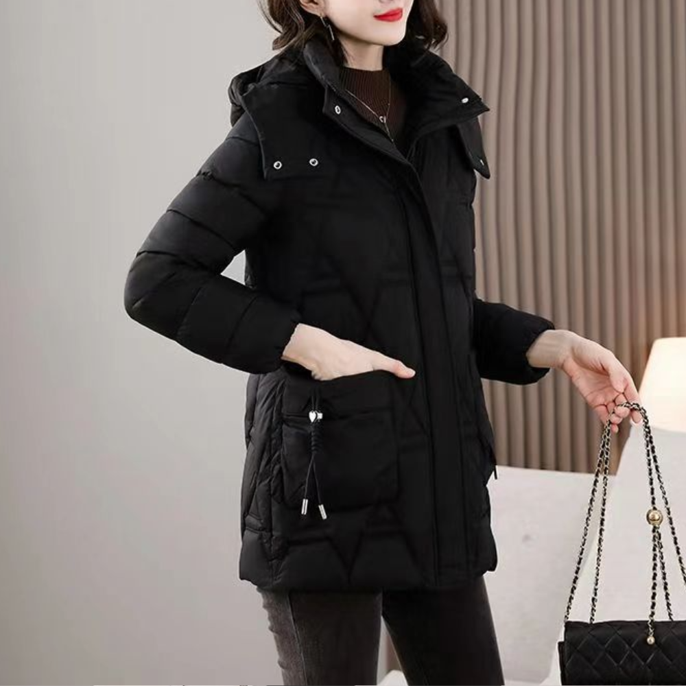 Street-wave Romy Quilted Puffer Jacket For Women Lightweight Warm Insulated Coat