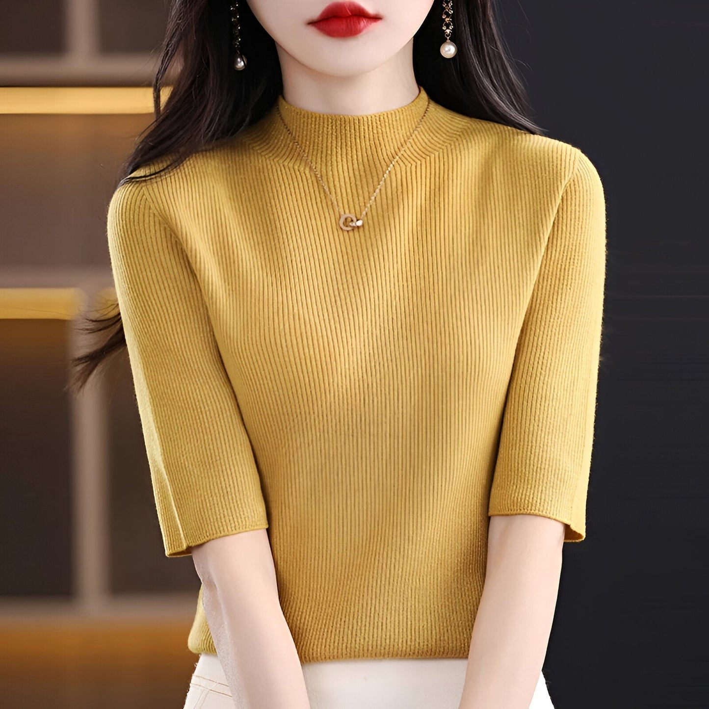 Street Wave Jara Pullover Effortless Chic Short Sleeve Knit For Women Versatile Breathable Comfort